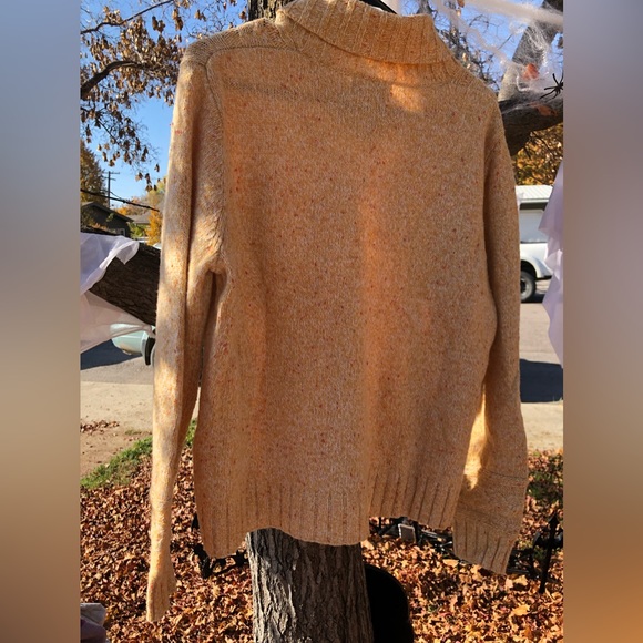 Women’s large beautiful WOOLRICH sweater cornhusk heather - Picture 13 of 16